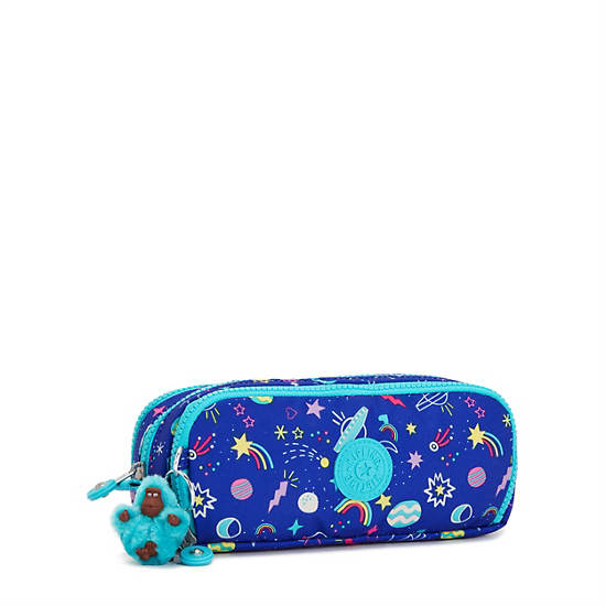 Kipling Gitroy Printed Pencil Case Bags Galaxy Gimmicks | CA 1909DF